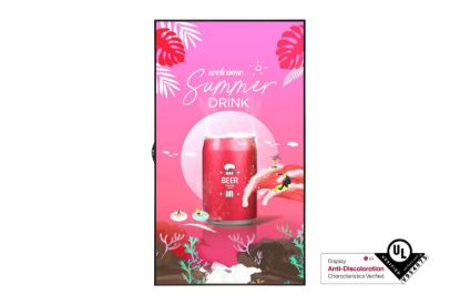 Obrázek LG 55" Signage 55XS4P- B – FHD 1920×1080, 4000 cd/ m2, 24/ 7, webOS 6.0, HDMI, DP, LAN, RS- 232, Digitální rotace