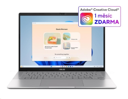 Obrázek ASUS NTB Vivobook S14 (S3407QA-KP014W), Snapdragon X X1 26 100, 14" 2,5K, 16GB, 1TB SSD, Adreno, W11 Home, Matte Gray