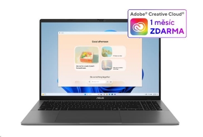 Obrázek ASUS NTB Vivobook S16 (S3607CA-RP001W), Ultra 5 225H, 16" 1920 x 1200, 16GB, 512GB SSD, Intel, W11 Home, Gray