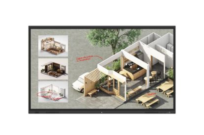 Obrázek LG Signage IPS LCD LED 86" 86TR3DQ- B – UHD 3840×2160, 400 cd/ m2, 50- bodový dotyk, 24/ 7, Android, HDMI, DP, USB- C, LAN, R