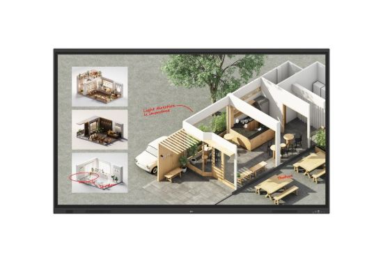 Obrázek LG Signage IPS LCD LED 86" 86TR3DQ-B – UHD 3840×2160, 400 cd/m2, 50-bodový dotyk, 24/7, Android, HDMI, DP, USB-C, LAN, R