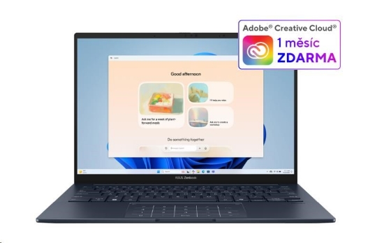 Obrázek ASUS NTB Zenbook 14 (UX3405CA-OLED231X), Ultra 7 255H, 14" 1920x1200, 16GB, 1TB SSD, Intel Arc, W11 pro, Ponder Blue