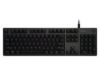 Obrázek Logitech Mechanical Gaming Keyboard G512 CARBON LIGHTSYNC RGB with GX Red switches - CARBON - US INT'L - USB - IN