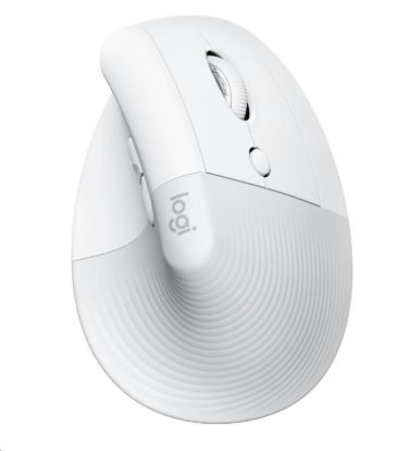 Obrázek Logitech Lift Vertical Ergonomic Mouse for Business, Mac, off- white/ pale grey