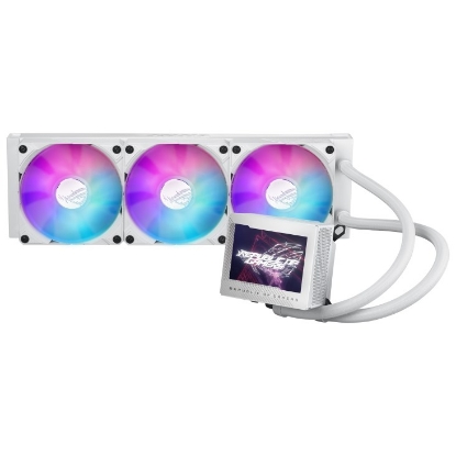 Obrázek ASUS vodní chladič CPU AIO ROG RYUJIN III 360 ARGB WHITE, 3x120mm, LGA1851, AM5