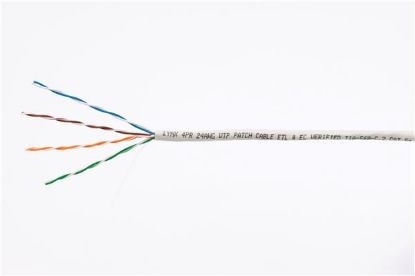 Obrázek UTP kabel LYNX, Cat5E, licna(lanko), PVC, Dca, šedá, 305m