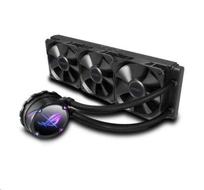 Obrázek ASUS vodní chladič CPU AIO ROG STRIX LC II 360, 3x120mm, LGA1851, AM4