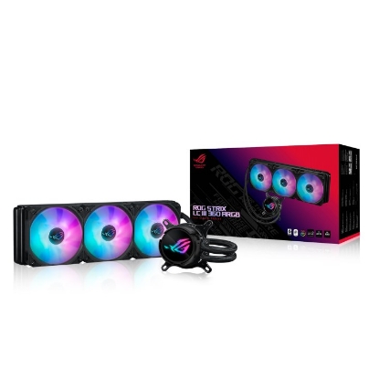 Obrázek ASUS vodní chladič CPU AIO ROG STRIX LC III 360 ARGB, 3x120mm, LGA1851, AM5