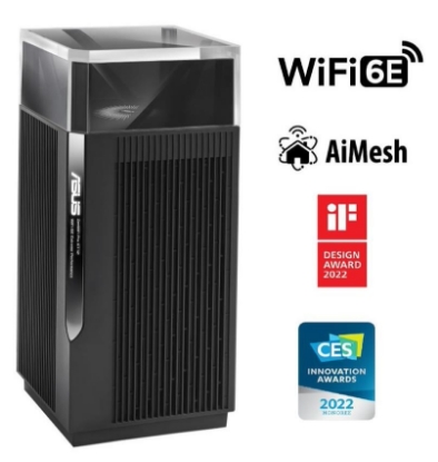 Obrázek ASUS ZenWiFi Pro ET12 1-pack Wireless AXE11000 Tri-band Mesh WiFi 6E System, 2.5G WAN/LAN