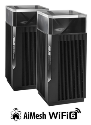 Obrázek ASUS ZenWiFi Pro ET12 2-pack Wireless AXE11000 Tri-band Mesh WiFi 6E System, 2.5G WAN/LAN