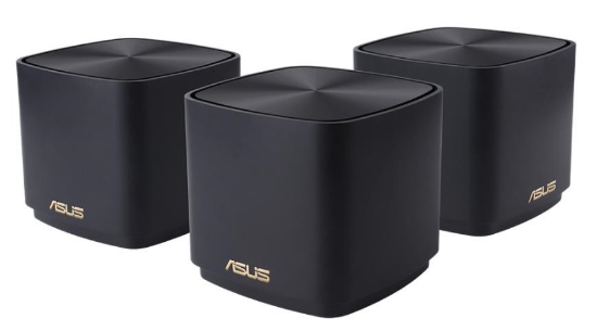 Obrázek ASUS ZenWiFi XD4 Plus 3-pack black Wireless AX1800 Dual-band Mesh WiFi 6 System
