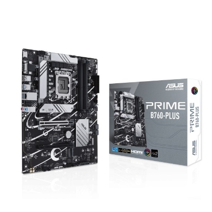 Obrázek BAZAR - ASUS MB Sc LGA1700 PRIME B760-PLUS, Intel B760, 4xDDR5, 1xDP, 1xHDMI, 1xVGA, ATX, (Bez příslušenství)