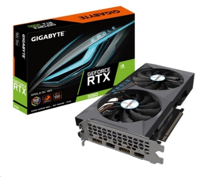 Obrázek BAZAR - GIGABYTE VGA NVIDIA GeForce RTX 3060 EAGLE 12G LHR Rev. 2.0, - Po opravě