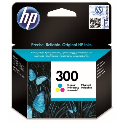 Obrázek HP 300 original ink cartridge color standard capacity 4ml 200 pages 1-pack Blister - orig. balení, expirace 2023, výprodej (P)