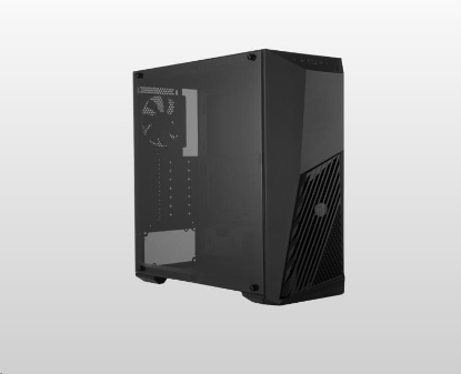 Obrázek Cooler Master case MasterBox K501L, ATX, Průhledná bočnice, 2x 120mm Fan, Černá