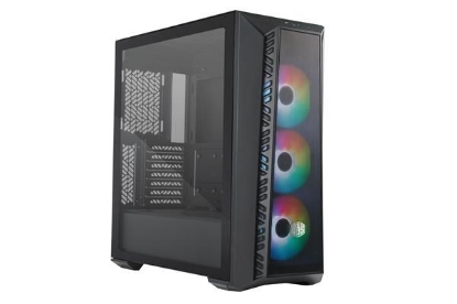 Obrázek Cooler Master case MasterBox 520 Mesh, ATX, Průhledná bočnice, 3x 120mm ARGB Fan, ARGB Hub, Černá