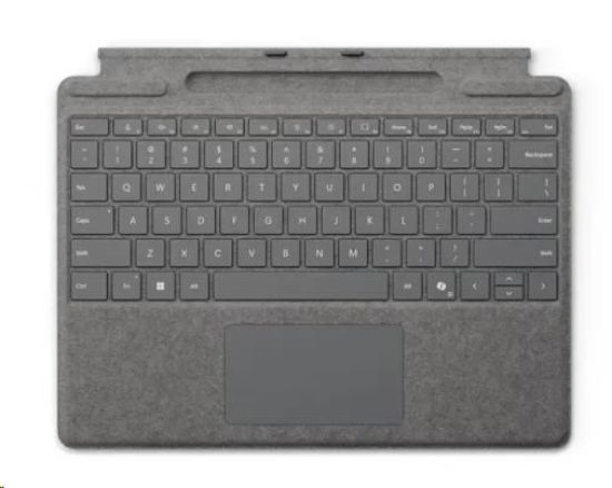 Obrázek Microsoft Surface Pro Signature Keyboard (Platinum), Commercial, CZ/SK (potisk)