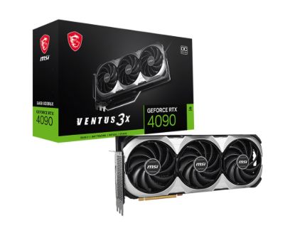 Obrázek BAZAR - MSI VGA NVIDIA GeForce RTX 4090 VENTUS 3X E 24G OC, 24G GDDR6X, 2xDP, 2xHDMI - Po opravě (Bez příšlušenství)