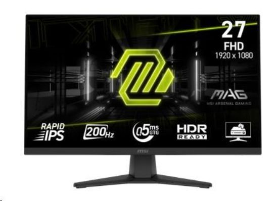 Obrázek MSI LCD MAG 272F, 27", IPS, FHD, 200Hz, 0,5ms, Black