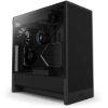 Obrázek NZXT skříň H5 Flow edition / 2 x 120 mm fan / USB 3.0 / USB- C 3.1 / průhledná bočnice / mesh panel / černá