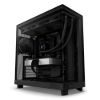Obrázek NZXT skříň H6 Flow dvoukomorová / MidT / 3 x 120mm fan / 2xUSB 3.2 / USB- C / prosklená bočnice i čelo / černá