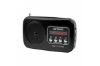 Obrázek Orava RP 130 přenosný rádiopřijímač, SD Karta, výstup na sluchátka, LED displej, FM rádio, USB, AUX vstup, černý