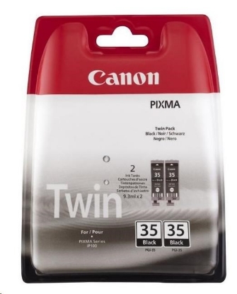 Obrázek BAZAR - Canon CARTRIDGE PGI-35 Pack pro PIXMA iP100, iP110, TR150 2ks pro (2x191 str.) - Poškozený obal (Komplet)