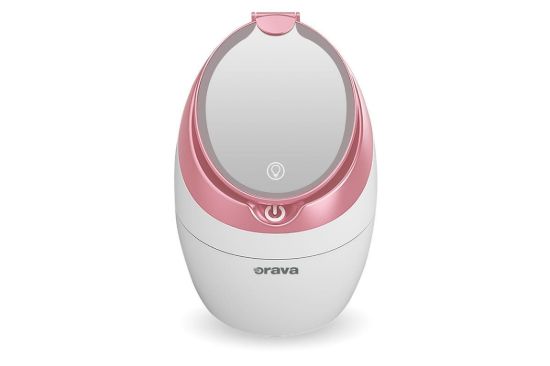 Obrázek Orava FI-300 obličejová sauna, 280 W, uvolňuje nosní a čelové dutiny, uvolňuje svaly a zmírňuje bolest, bílá / růžová