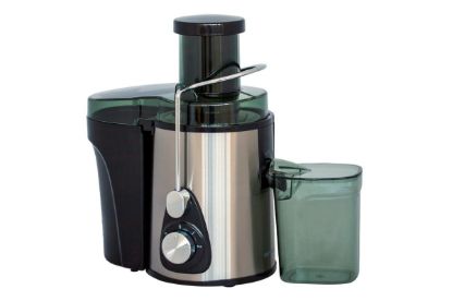 Obrázek Orava OS- 112 odšťavňovač ovoce a zeleniny, 600- 1000 W, pulzní spínač, 1200 RPM, 5 rychlostí, 80 dB, stříbrná / černá