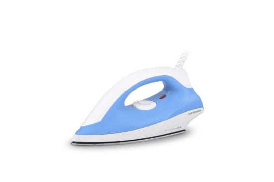 Obrázek Orava ZE-202 suchá žehlička, 1400 W, max 220°C, manuální ovládání, bílá / modrá