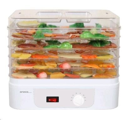 Obrázek Orava SU- 102 sušička ovoce a zeleniny, 230 W, 5 roštů, 55 dB, regulace teploty, bílá