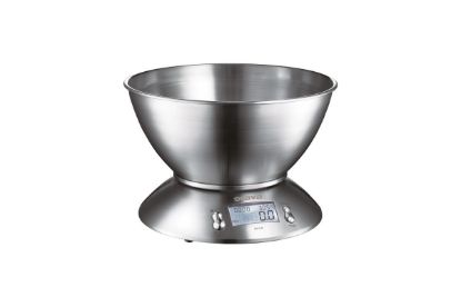 Obrázek ORAVA EV-3 S digitální kuchyňská váha, LCD displej, přesnost 1 g, funkce TARE, nerez, časovač