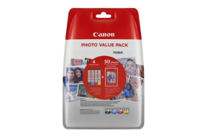 Obrázek CANON CARTRIDGE CLI-571 C/M/Y/BK MULTI-PACK SEC pro MG575x, MG68x, MG775x, TS505x, TS605x, TS805x, TS905x