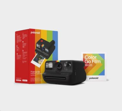Obrázek BAZAR - Polaroid Go Gen 2 E-box Black - Poškozený obal (Komplet)