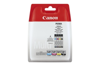 Obrázek Canon CARTRIDGE CLI-581 C/M/Y/BK MULTI-PACK pro PIXMA TS615x, TS625x, TS635x, TS815x, TS825x, TS835x, TS915x (200 str.)