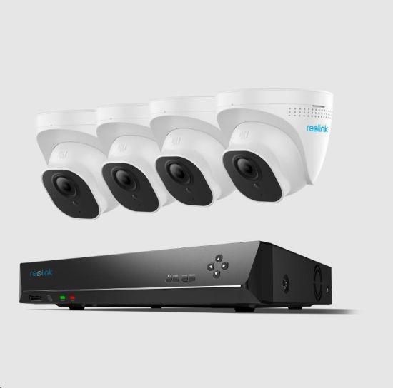 Obrázek REOLINK bezpečnostní kamerový set NVS8- 8MD4, RLK8- 800D4, 4x Kamera, 2TB