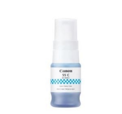 Obrázek Canon Cartridge INK GI-55 C EUR azurová pro Maxify GX1050,2050
