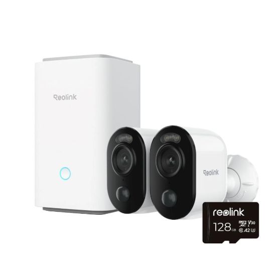 Obrázek REOLINK Home Hub, 2x Argus Series B310 + 128GB microSD karta