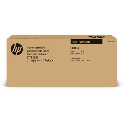 Obrázek HP - Samsung CLT-C603L High Yield Cyan Toner Cartridge (10,000 pages)
