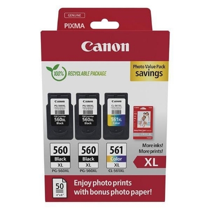 Obrázek Canon CARTRIDGE PG-560XLx2/CL-561XL PVP pro PIXMA TS535x, TS535xa, TS745x, TS745xi