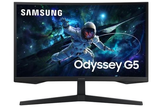 Obrázek SAMSUNG MT LED LCD Gaming Monitor 27" Odyssey G55C -prohnutý, VA,1ms, 2560x1440,165Hz,HDMI,Display Port