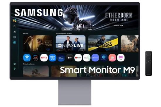 Obrázek SAMSUNG MT LED LCD 32" Smart Monitor M9 (M90SF) OLED, UHD, 165hz, 0.03ms, hdmi, usb-c, speaker, pivot