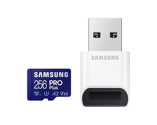 Obrázek Samsung micro SDHC karta 256GB PRO Plus + USB adaptér - EOL
