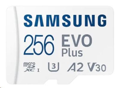 Obrázek Samsung micro SDXC karta 256GB EVO Plus + SD adaptér