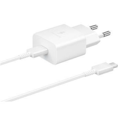 Obrázek Samsung cestovní nabíječka EP-T1510XWE, PD, 15W, kabel USB-C, bílá