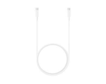 Obrázek Samsung datový kabel EP-DX310JWE, USB-C/USB-C, 3A, 1,8 m, bílá (bulk)