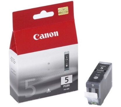 Obrázek Canon PGI-5 BK černá pro iX4000, iX5000, MP-500, MP-800(R),PIXMAiP3300,3500,iP4x00,iP5200(R),MP5x0,MP6x0,MP8x0(360 str.)