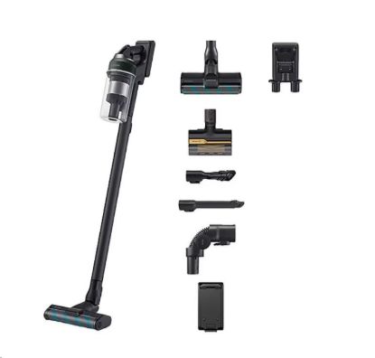 Obrázek Samsung 2- in- 1 stick vacuum Battery Dry Bagless 580 W Black, Chrome, Green, Wood, EU