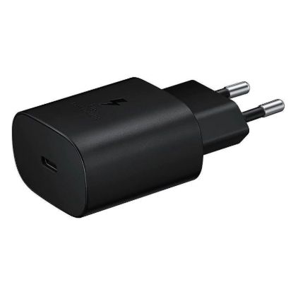 Obrázek Samsung USB- C 25W Cestovní nabíječka Black (OOB Bulk)