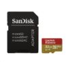 Obrázek SanDisk MicroSDHC karta 32 GB Extreme (100MB/ s, Class 10 UHS- I V30, pro akční kamery) + adaptér